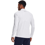 Under Armour Fitted Mock - thermische compressie shirt (wit)