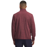 Under Armour Storm SweaterFleece - heren golf pullover (wijnrood)