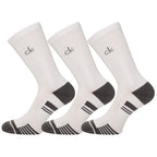 Calvin Klein Tech Crew heren golfsokken 3 paar | kleur: Wit