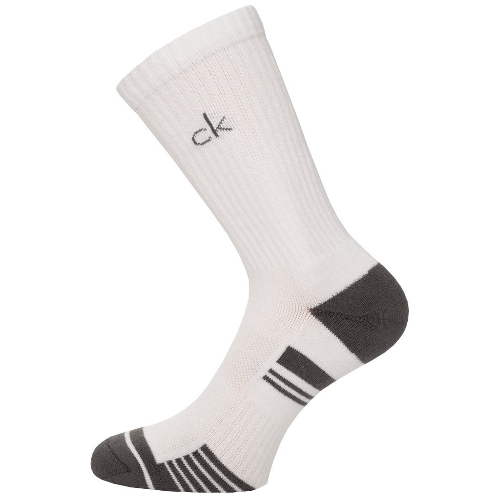 Calvin Klein Tech Crew heren golfsokken 3 paar | kleur: Wit