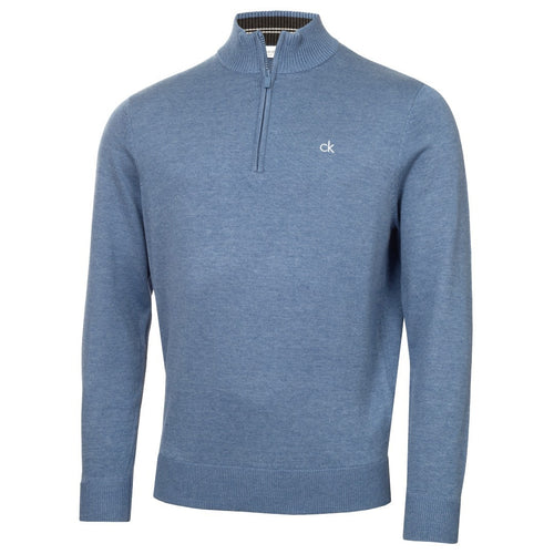 Calvin Klein Avenue Sweater - heren golf pullover (denim)