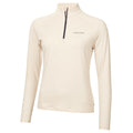 Calvin Klein Dakota Quarter Zip - dames golf pullover (amandelbeige)