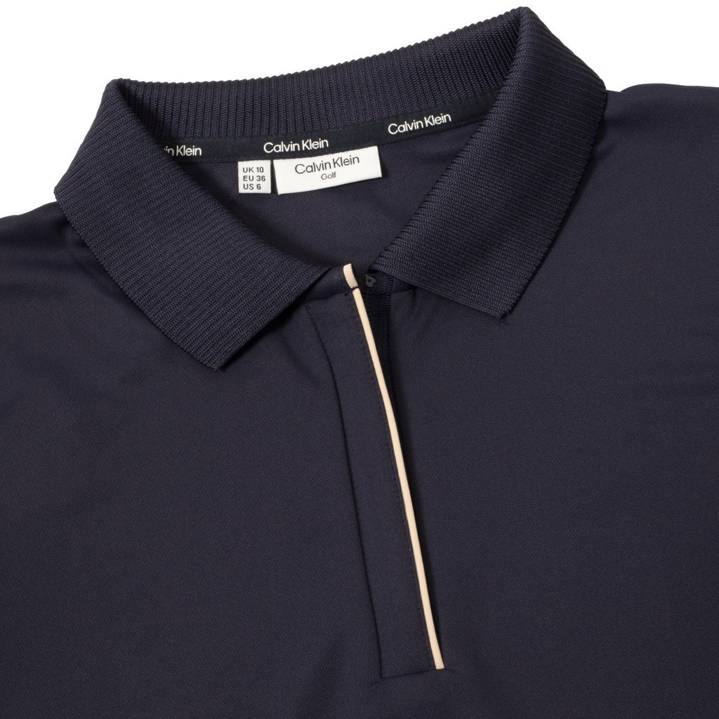 Calvin Klein Mila Lange Mouwen dames golfpolo (marineblauw)