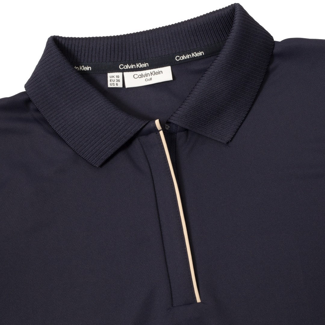 Calvin Klein Mila Lange Mouwen dames golfpolo (marineblauw)