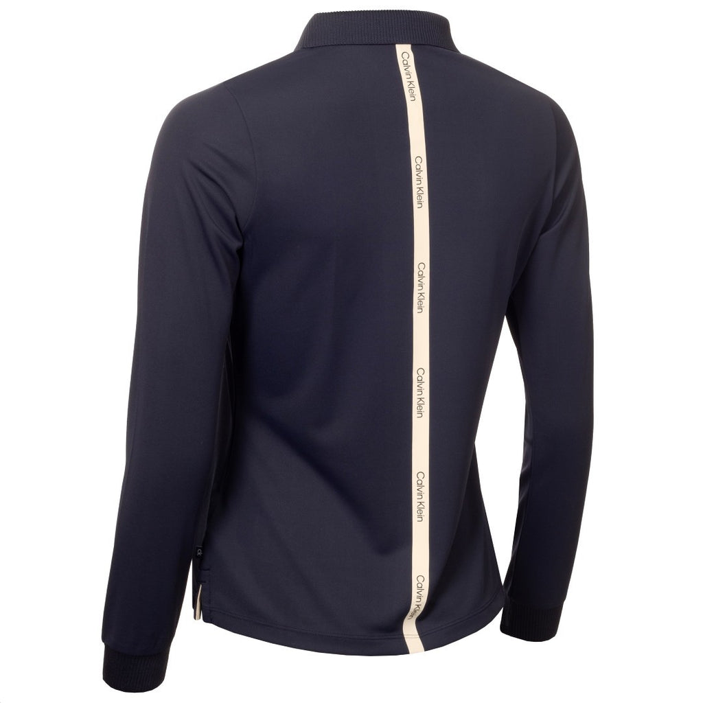 Calvin Klein Mila Lange Mouwen dames golfpolo (marineblauw)