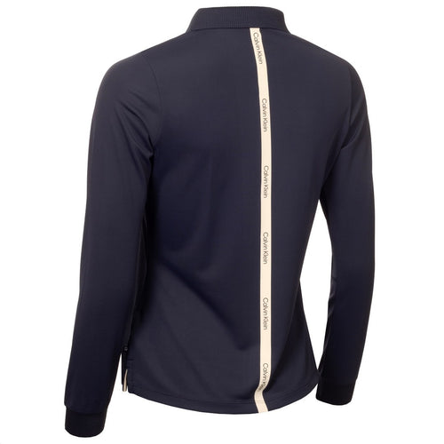 Calvin Klein Mila Lange Mouwen dames golfpolo (marineblauw)