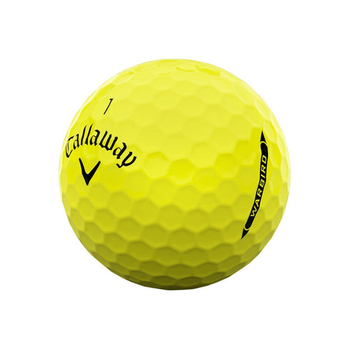 Callaway Warbird Distance+ golfballen 12 stuks | kleur: Geel