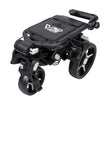 Axglo V2 ultra lichte 3-wiel golftrolley met zwenkwiel | kleur: Zwart