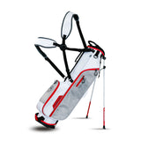 Sac trépied de golf Masters SL 650 Velo - sac de transport (gris-rouge)