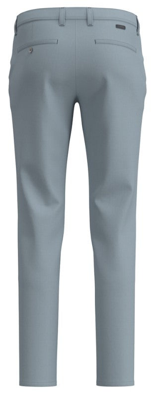Alberto Rookie Light Cotton men's golf trousers (ice blue)