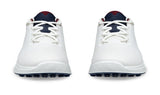 Ecco S Casual heren golfschoen (wit-marineblauw)