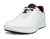 Ecco S Casual heren golfschoen (wit-marineblauw)