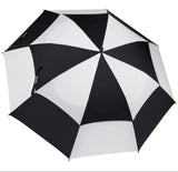 BagBoy golfparaplu Double Canopy | kleur: Zwart-wit