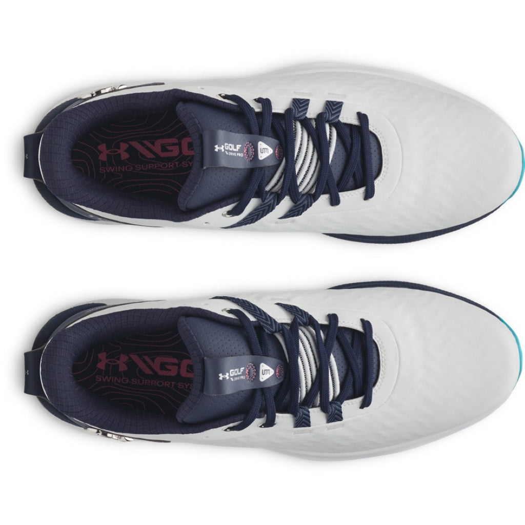 Under Armour Drive Pro Clone SL heren golfschoen | kleur: Lichtgrijs-marineblauw