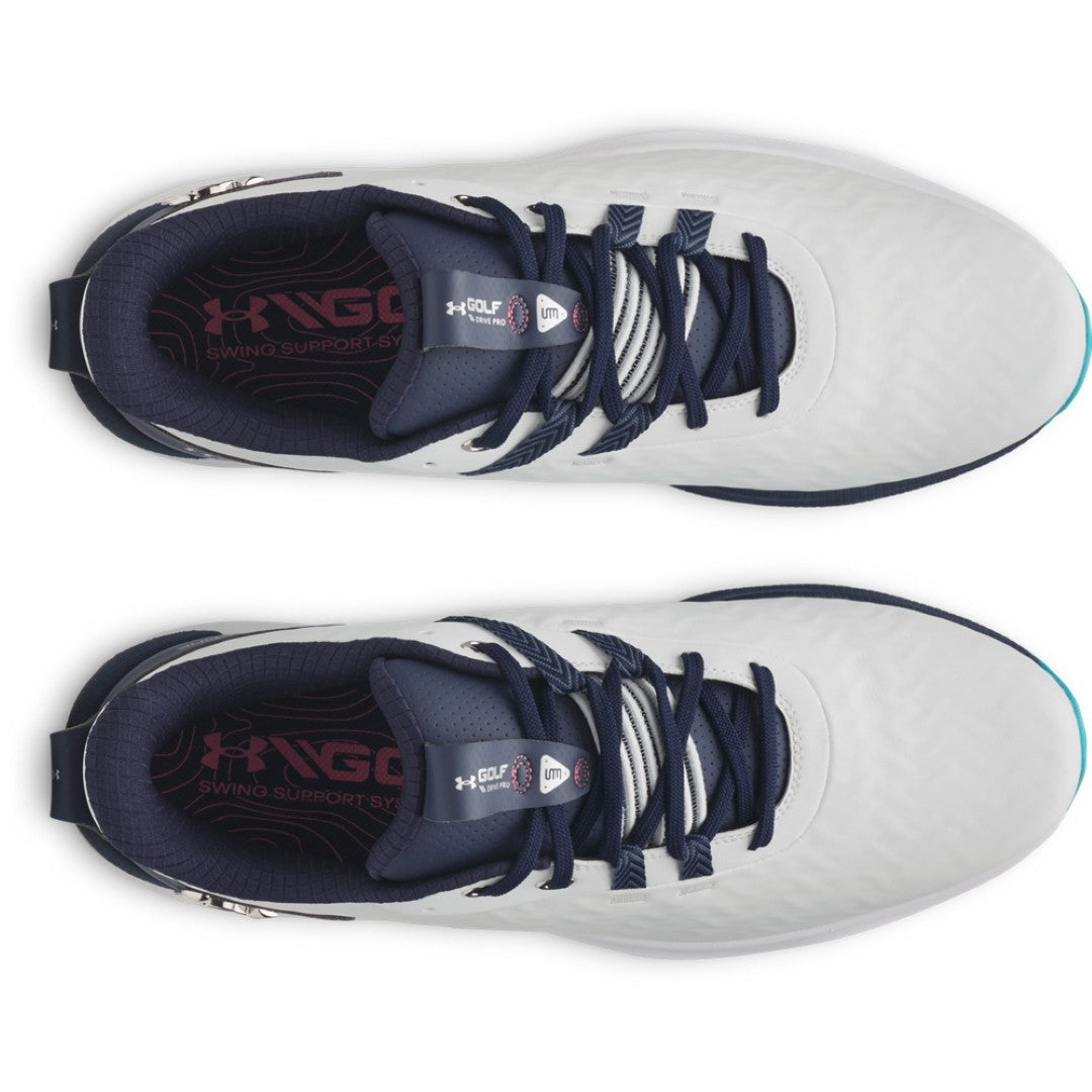Under Armour Drive Pro Clone SL heren golfschoen | kleur: Lichtgrijs-marineblauw