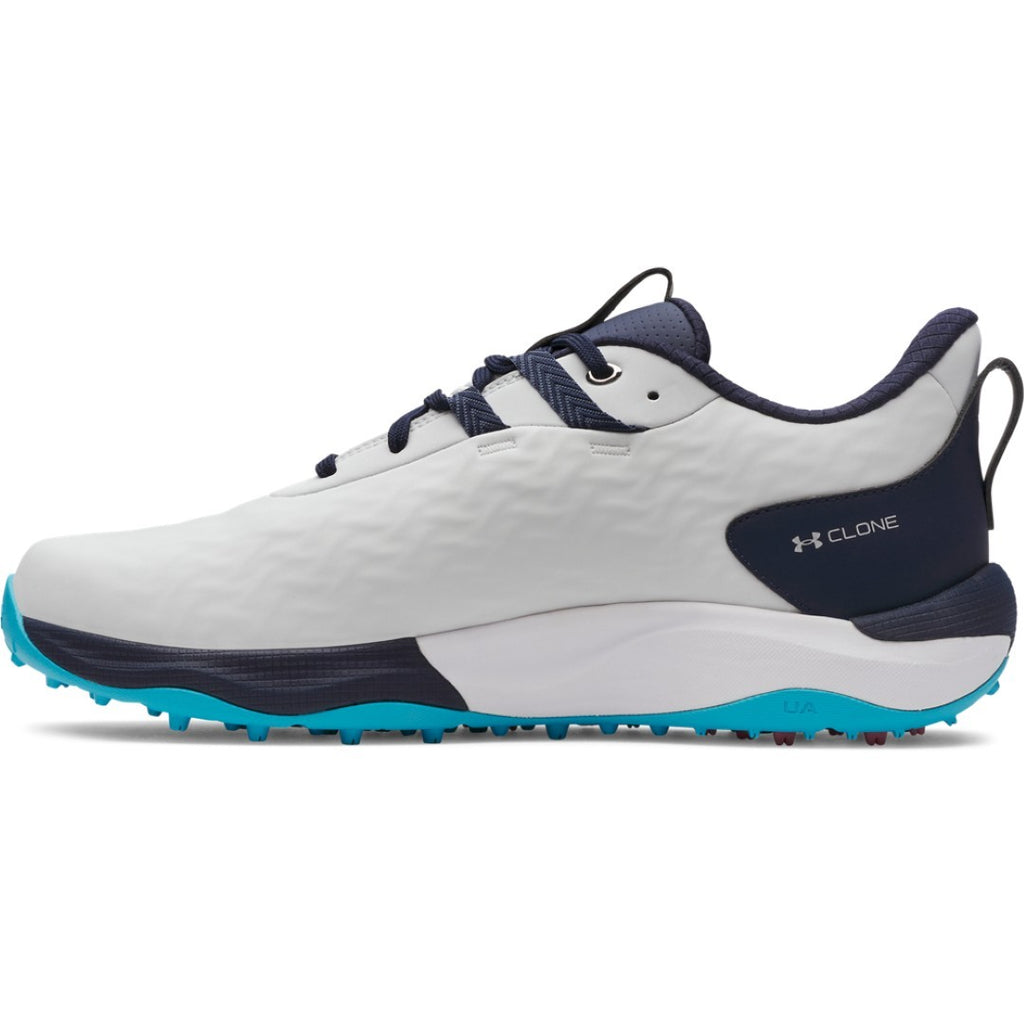 Under Armour Drive Pro Clone SL heren golfschoen | kleur: Lichtgrijs-marineblauw