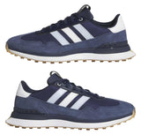 adidas Textile 26 heren golfschoen (marineblauw-wit)