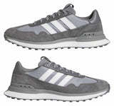 adidas Textile 26 heren golfschoen (grijs-wit)