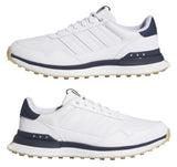 adidas Leather 26 heren golfschoen (wit-marineblauw)