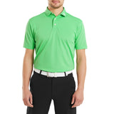 FootJoy Stretch Pique heren golfpolo shirt (appelgroen)