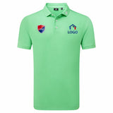 FootJoy Stretch Pique heren golfpolo shirt (appelgroen)