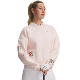 Under Armour Icon Golf Trip Crew Dames Golf Pullover (roze)