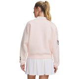 Under Armour Icon Golf Trip Crew Dames Golf Pullover (roze)