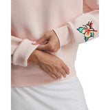 Under Armour Icon Golf Trip Crew Dames Golf Pullover (roze)