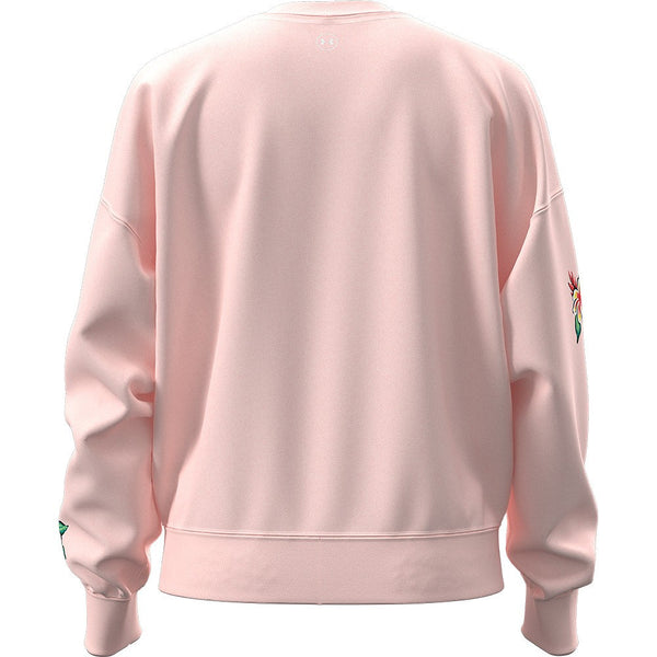 Under Armour Icon Golf Trip Crew Dames Golf Pullover (roze)