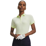 Under Armour Dry dames golfpolo (groen print)
