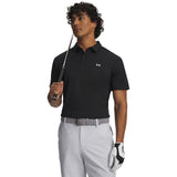 Under Armour T2G heren golf poloshirt (zwart)