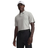 Under Armour T2G heren golf poloshirt (titanium)