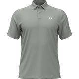 Under Armour T2G heren golf poloshirt (titanium)