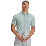 Under Armour T2G heren golf poloshirt (blauwgroen)