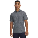Under Armour T2G Printed Heren Golf Poloshirt (marineblauw-blauw)