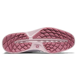 Footjoy Traditions Wing Tip dames golfschoen (wit-roze)