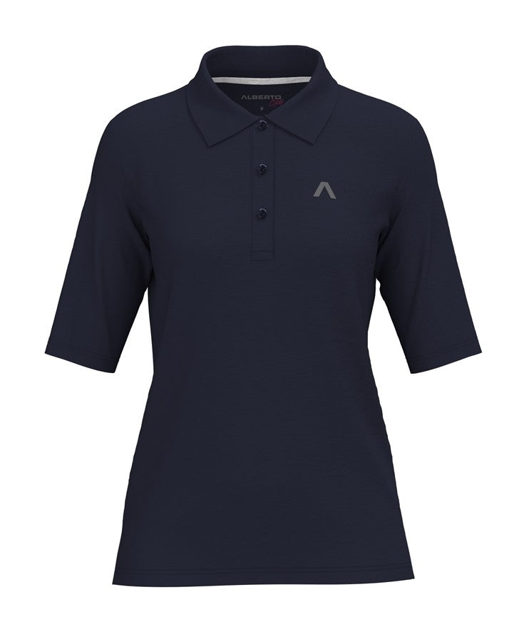Alberto Cora Cool Comfort dames golfpolo | kleur: Marineblauw