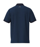 Alberto Levi Cool Dots Heren Golf Poloshirt (gemêleerd blauw)