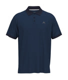 Alberto Levi Cool Dots Heren Golf Poloshirt (gemêleerd blauw)