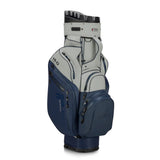 Big Max Dri Lite Silencio 3 golftas - cartbag (marineblauw-grijswit)