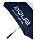 Big Max Aqua UV golfparaplu (marineblauw-wit)