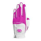 Zoom Hybrid dames golfhandschoen (wit-fuchsia)
