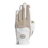 Zoom Hybrid dames golfhandschoen (wit-beige)