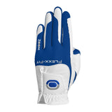 Zoom Hybrid heren golfhandschoen (wit-blauw)