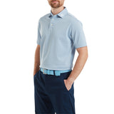 FootJoy Stretch Pique heren golfpolo shirt (denim)