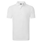 FootJoy Lisle Solid Heren Golfpolo Shirt | kleur: Wit