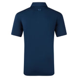 FootJoy Lisle Solid Heren Golfpolo Shirt (marineblauw)
