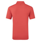 FootJoy Lisle Solid Heren Golfpolo Shirt | kleur: Vintage rood