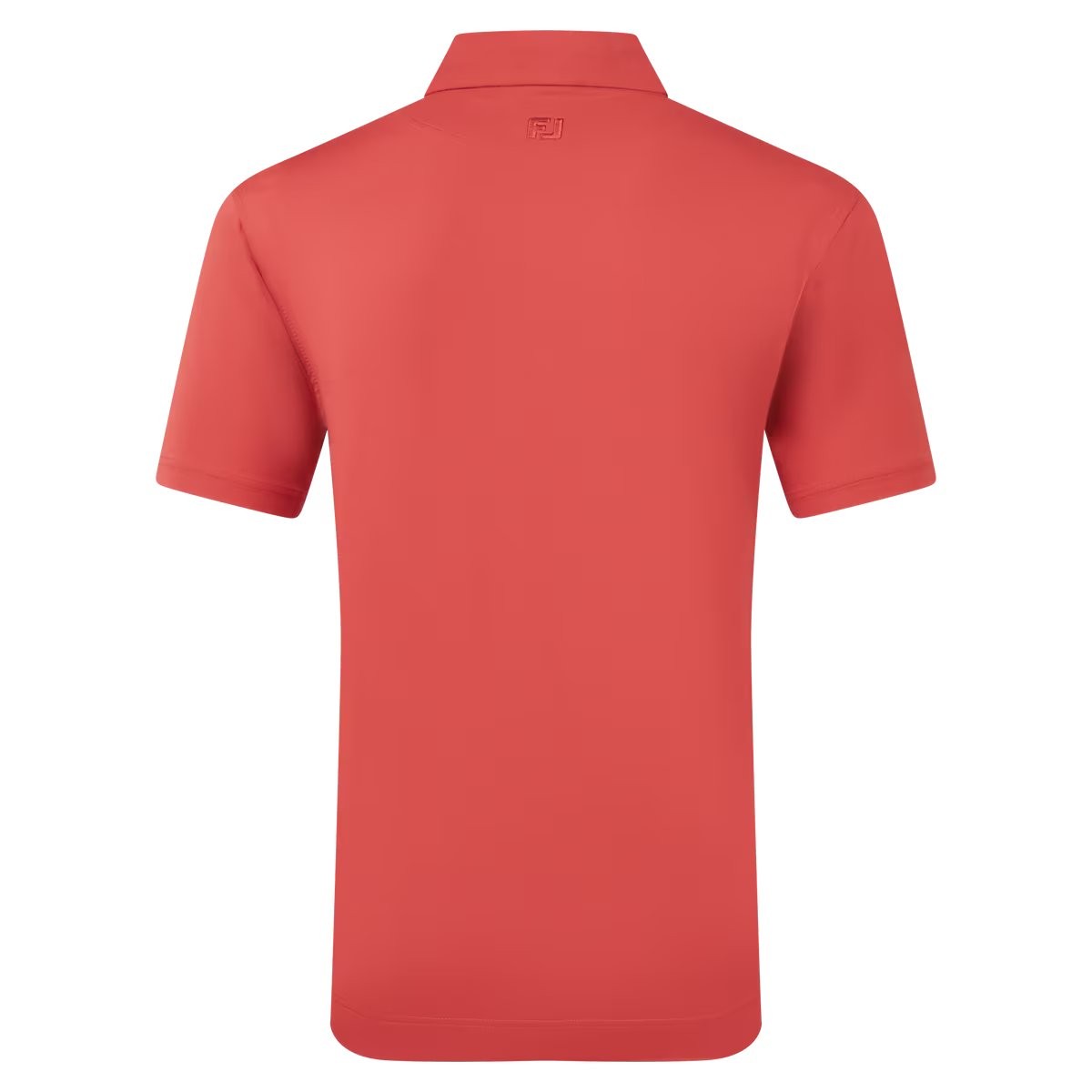 FootJoy Lisle Solid Heren Golfpolo Shirt | kleur: Vintage rood