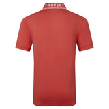 FootJoy Wordmark Pique heren golfpolo shirt (vintage rood)